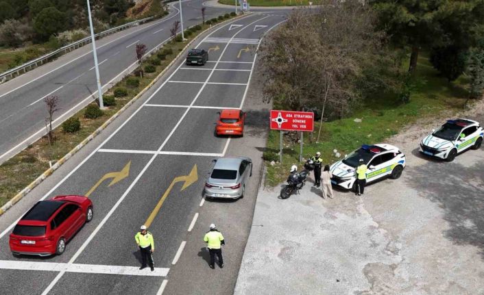 Muğla’da Ramazan Bayramı trafik denetimlerinde 2 bin 656 sürücüye işlem yapıldı
