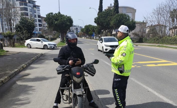 Ordu’da bir haftada 16 binden fazla araç ve sürücüsü denetlendi