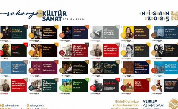 Sakarya Büyükşehir kültür sanat etkinliklerinde Nisan takvimi belli oldu