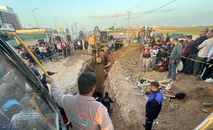 Şanlıurfa’da göçük altında kalan 3 işçi kurtarıldı, 1 işçiyi kurtarma çalışmaları sürüyor