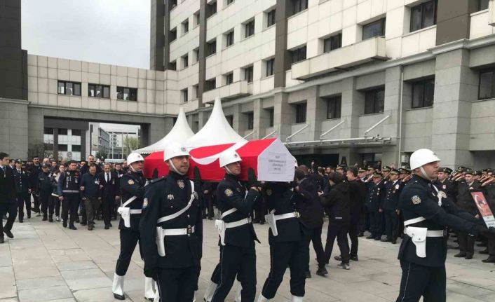 Şehit bekçi için İstanbul Emniyetinde tören düzenlendi
