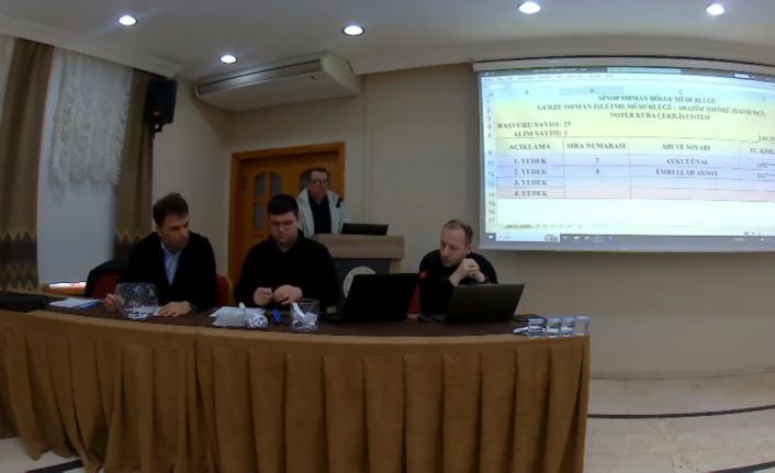 Sinop’ta işçi alımı için kuralar çekildi