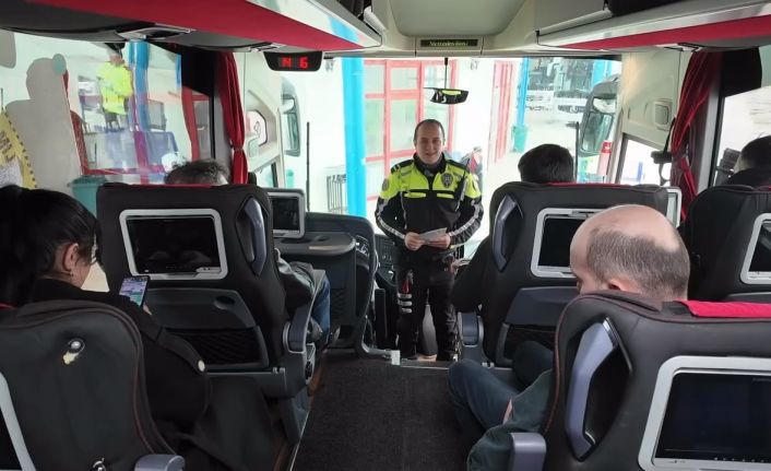 Sinop’ta şehirlerarası otobüs denetimleri