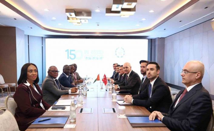 TBMM Başkanı Kurtulmuş, Fildişi Sahili Ulusal Meclisi Başkanı Bictogo ile görüştü