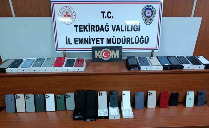 Tekirdağ’da kayıt dışı cep telefonu operasyonu: 3 kişi hakkında işlem başlatıldı