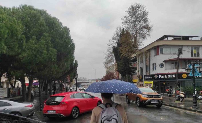 Tekirdağ’da sağanak yağış