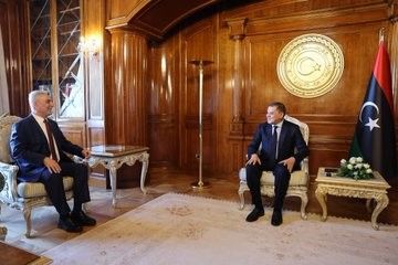 Ticaret Bakanı Bolat, Libya Devleti Milli Birlik Hükümeti Başbakanı Dibeybe ile görüştü