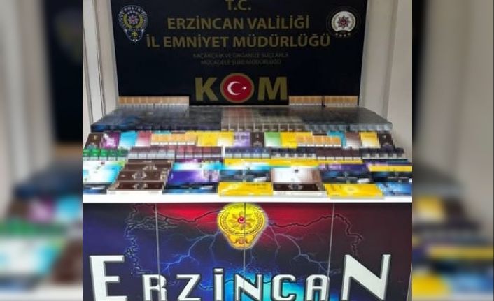 Yolcu otobüsünde 1850 paket kaçak sigara ele geçirildi