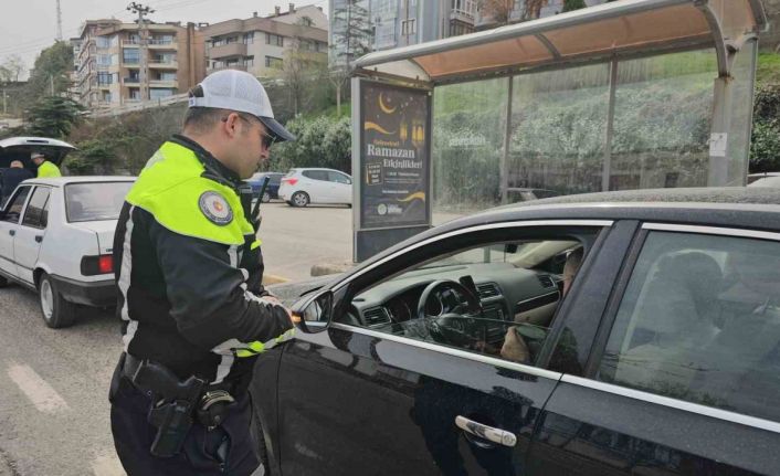 Zonguldak’ta dron destekli kırmızı ışık denetimi