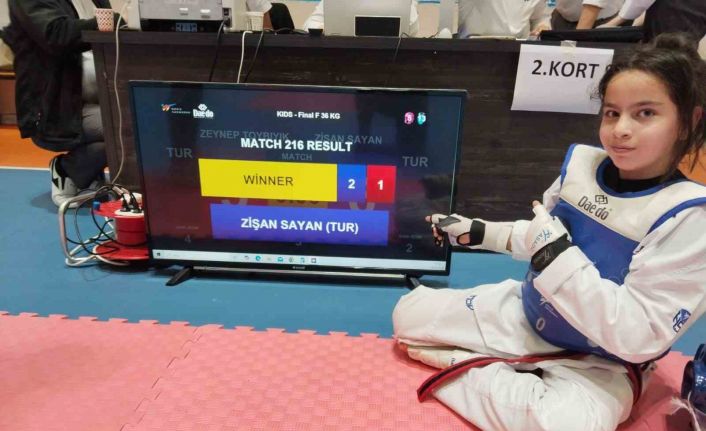 10 yaşında Kayseri şampiyonu oldu