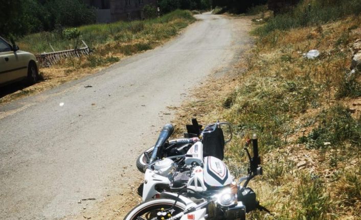 Adıyaman’da, motosiklet devrildi: 1 yaralı