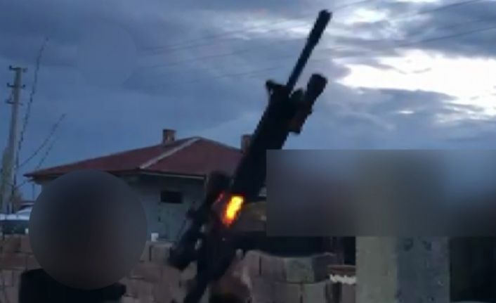 Aksaray’da 35 adrese silahlı maganda operasyonu: Evlerden cephanelik çıktı