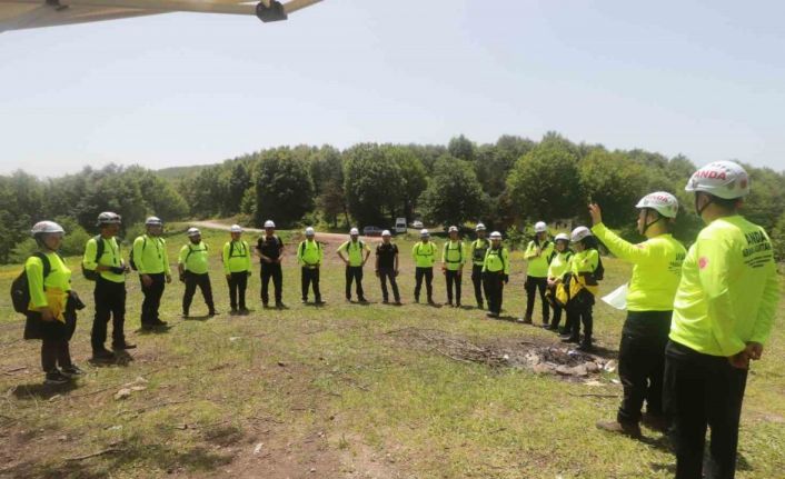 ANDA gönüllülerinden Kocadağ’da arama-kurtarma eğitimi