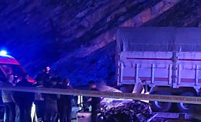 Ankara’da otomobil ile kamyon kafa kafaya çarpıştı: 1 ölü, 4 yaralı