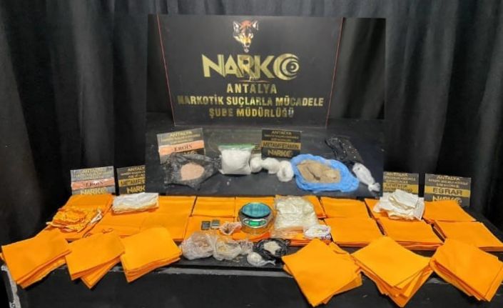 Antalya’da uyuşturucu operasyonu, 1 milyon 368 bin 960 kullanımlık A4 ele geçirildi
