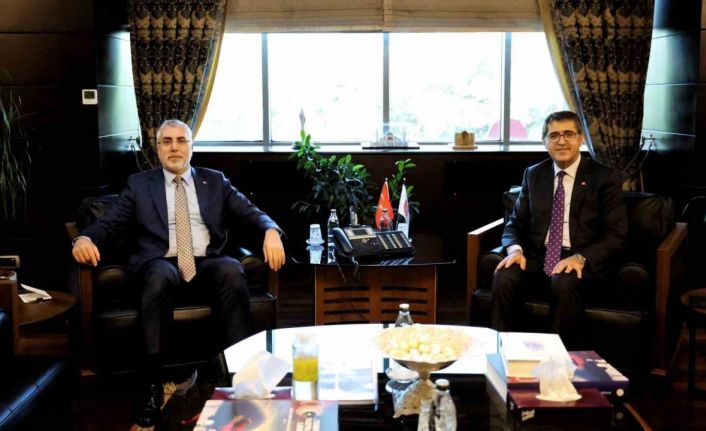 Bakan Işıkhan, Cumhurbaşkanlığı Strateji ve Bütçe Başkanı Şenel ile bir araya geldi