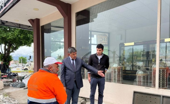 Başkan Aksun, sahada görev yapan personelleri denetledi