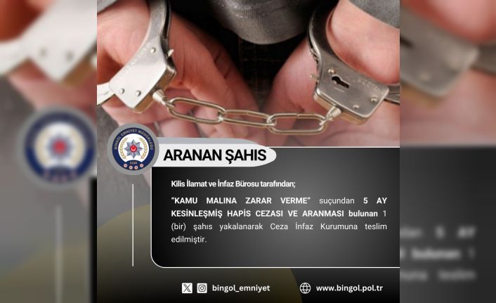 Bingöl’de aranan 6 şüpheli yakalandı