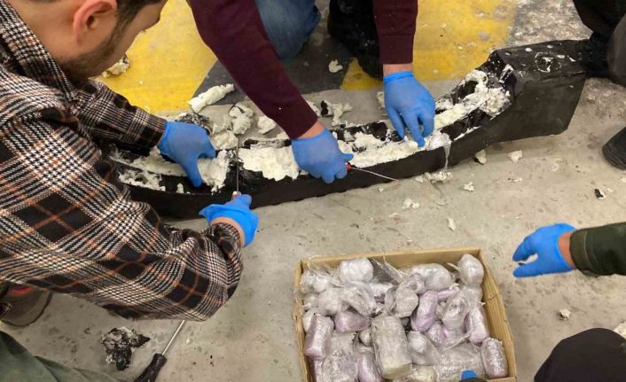 Bodri geçit vermedi: 45,82 kilogram kokain ele geçirildi