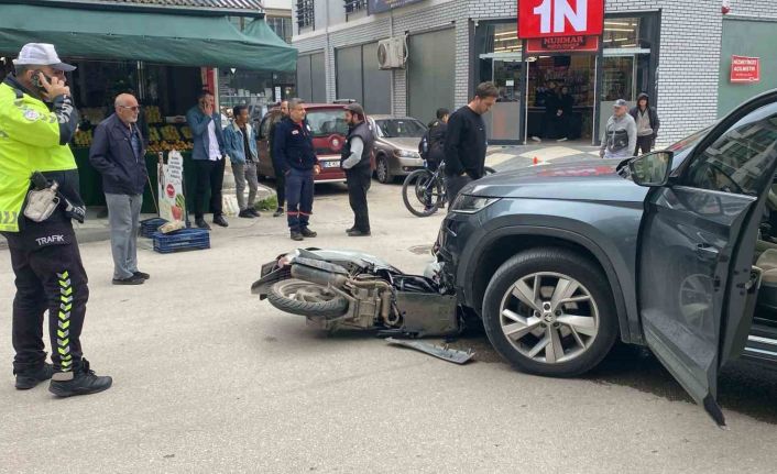 Bolu’da cip ile motosiklet çarpıştı: 1 yaralı