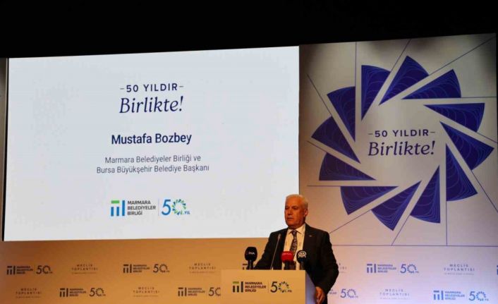 Bursa Büyükşehir Belediye Başkanı Bozbey: "En ivedi zamanda Marmara Denizi’ni kurtarmak için birlikte harekete geçelim"