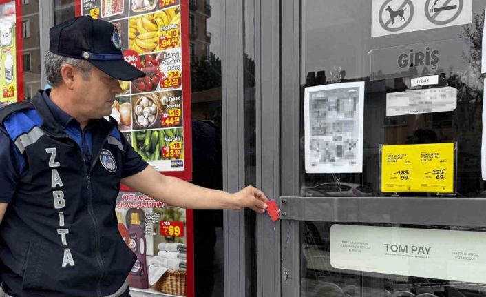Çorum’da kurallara uymayan 3 zincir markete kapatma cezası