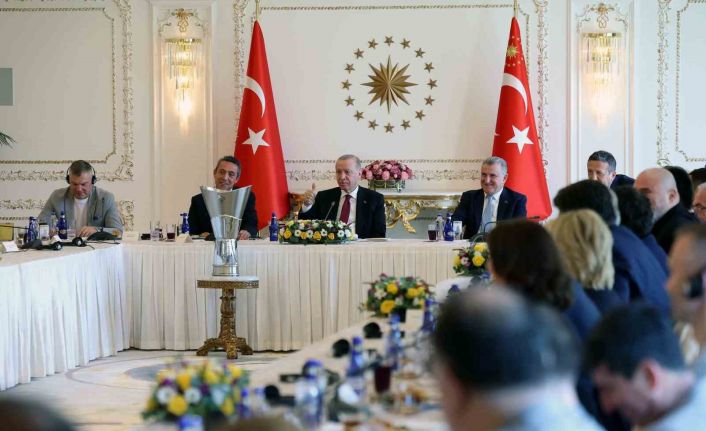 Cumhurbaşkanı Erdoğan, Fenerbahçe heyetini kabul etti