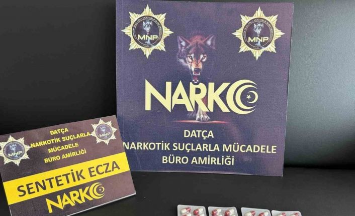Datça’da uyuşturucu hap ele geçirildi