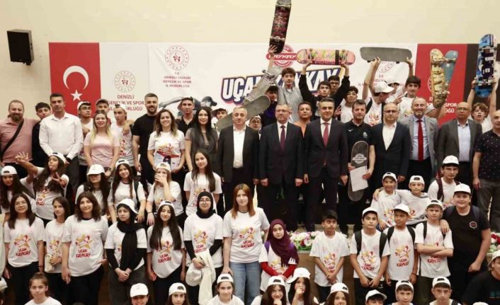 Denizli’de Uçan Kaykay projesi start aldı