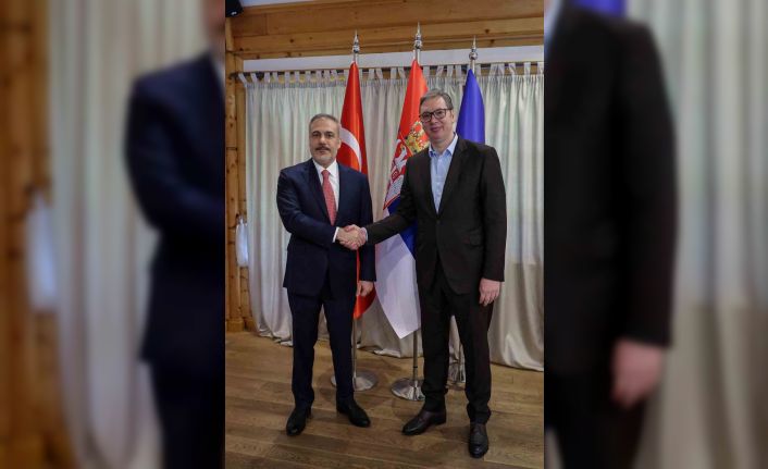 Dışişleri Bakanı Fidan, Sırbistan Cumhurbaşkanı Vucic ile görüştü
