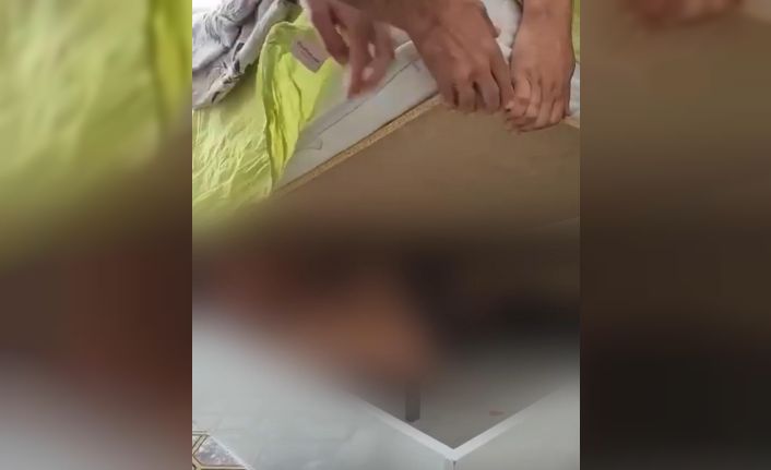 Diyarbakır’da kesinleşmiş hapis cezası bulunan zanlı baza altında saklanırken yakalandı