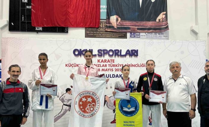 Doğa Açıkgöz, karate şampiyonasında Türkiye 3’üncüsü oldu