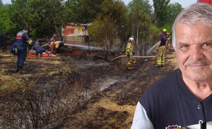 Edremit’te ot yangını sonucu bir kişi hayatını kaybetti