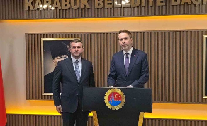 Enerji ve Tabii Kaynaklar Bakanı Alparslan Bayraktar’dan Karabük Belediyesine ziyaret