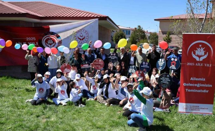 Erzurum’da engelli şenliği renkli görüntülere sahne oldu
