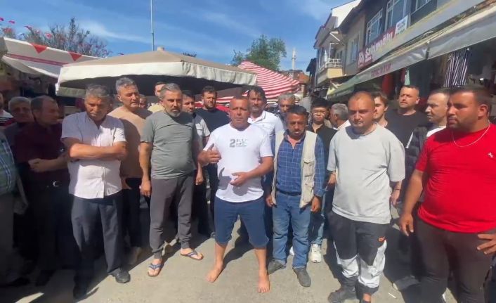 Festivali öncesi zabıtalar ve pazarcılar arasında tartışma çıktı