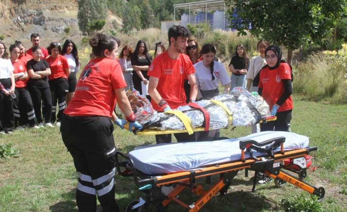 Fethiye’de gerçeğini aratmayan ’Acil Durum’ tatbikatı