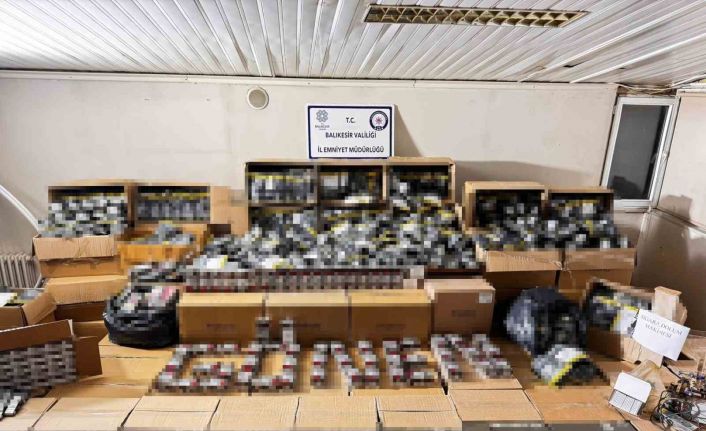 Gönen’de kaçak tütün operasyonu: 19 adrese eş zamanlı baskın