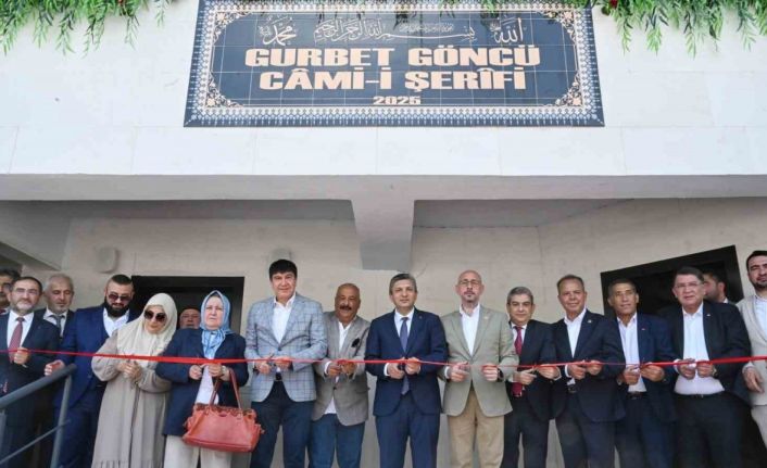 Gurbet Göncü Camii, dualarla hizmete açıldı