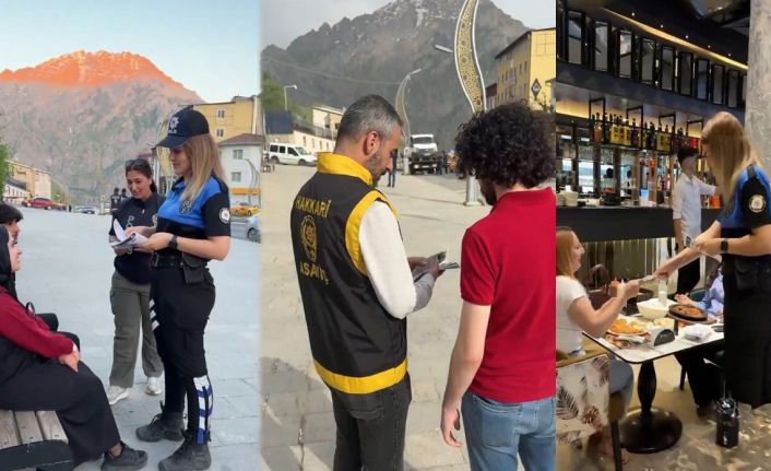 Hakkari polisi ‘SİBERAY’ ve ‘UYUMA’ broşürleri  dağıttı