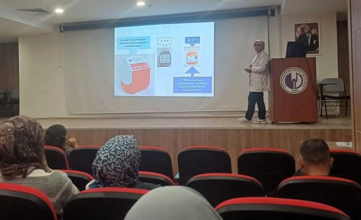 Hastane temizlik personeline uygulamalı eğitim