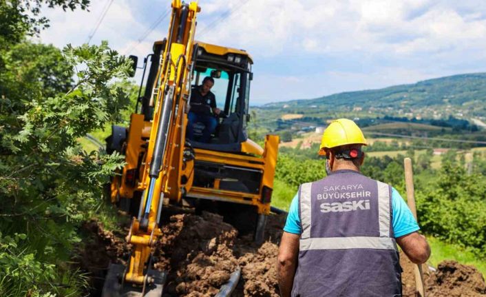 Hendek’in iki mahallesine 3 bin metrelik güçlü altyapı ile kesintisiz içme suyu