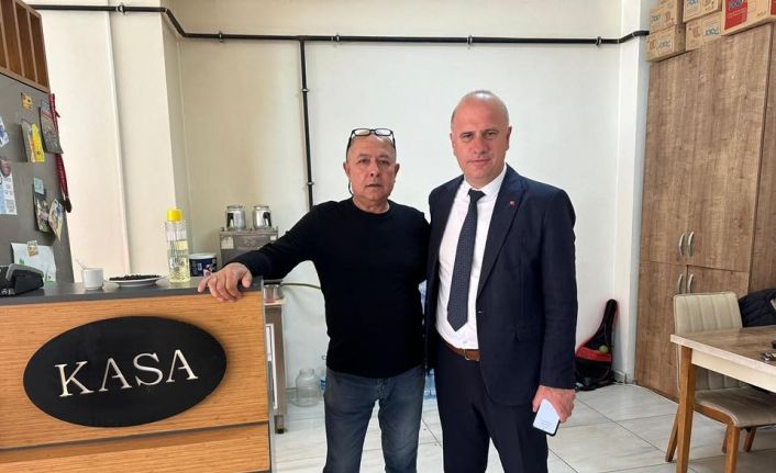 Hız kesmeden esnaf ziyaretleri devam ediyor