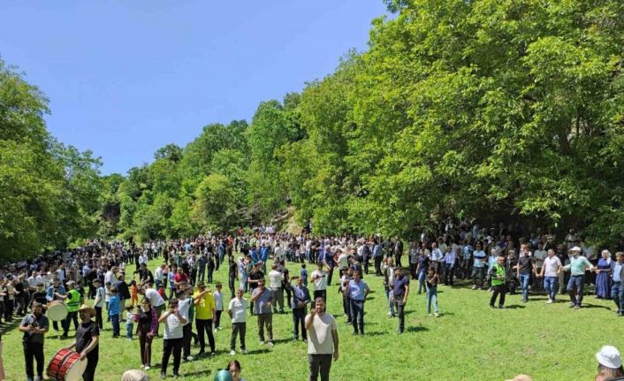 Huzurun sağlandığı köylerine 35 yıl sonra dönen aileler, kazanlarda yemekler pişirip doyasıya eğlendi