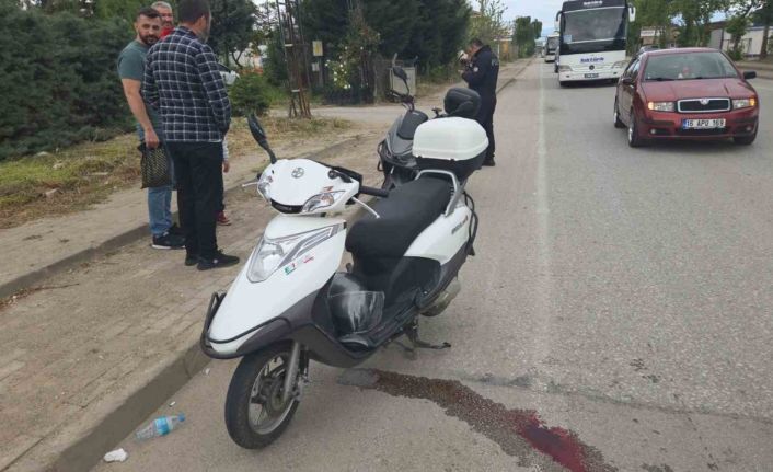 İki motosiklet çarpıştı: 2 yaralı