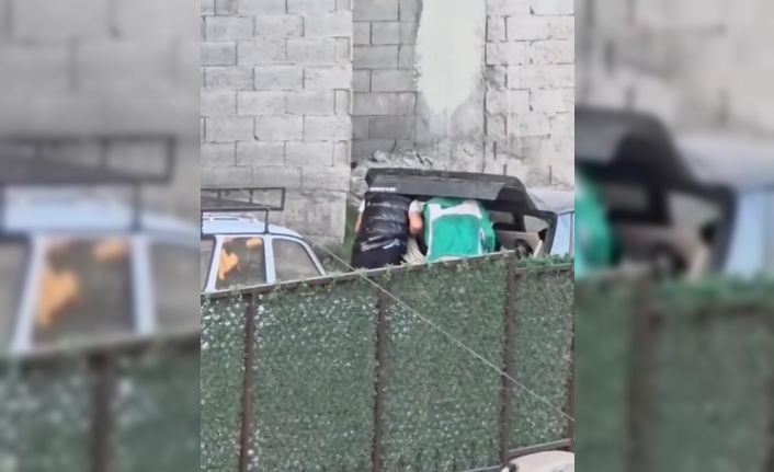 İnşaat ustasına hırsız şoku