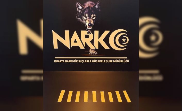 Isparta’da uyuşturucu operasyonu: 1 gözaltı