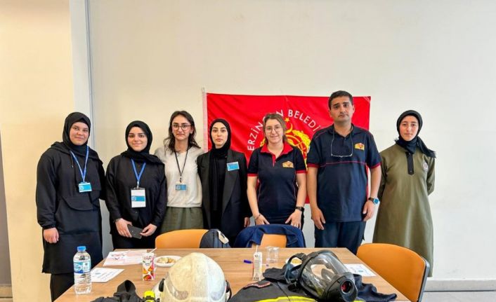 İtfaiyecilik mesleği öğrencilere anlatıldı