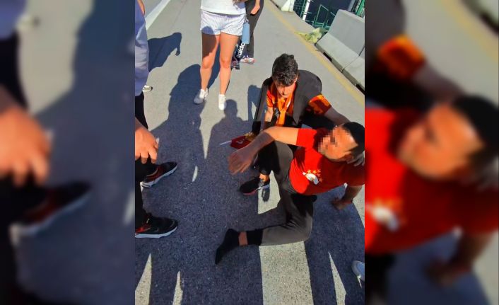 Kadıköy’de Galatasaraylı taraftara silahlı saldırı kamerada