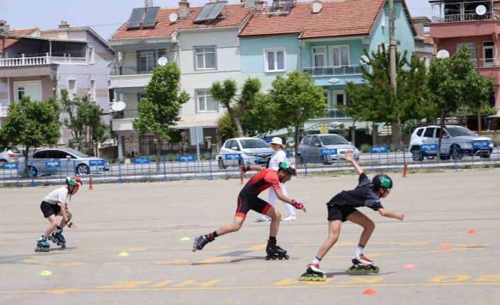 Karaman’da tekerlekli paten heyecanı başladı